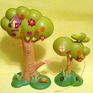 Lalaoopsy Doll trees for house plaster diorama